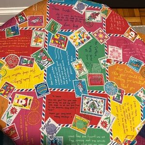 EUC CONDITION LUSH KNOT WRAP: LETTERS TO SANTA